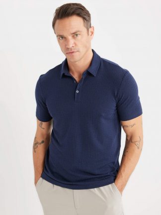 پولوشرت مردانه سرمه ای دفکتو