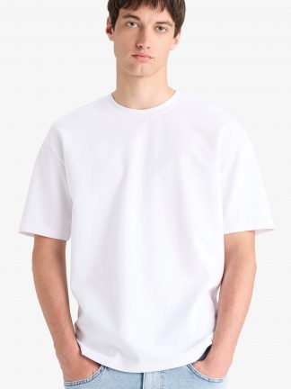 تی شرت مردانه سفید دفکتو