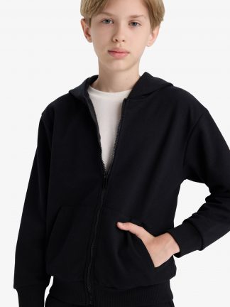 هودی پسرانه مشکی دفکتو