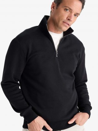 سویشرت مردانه مشکی دفکتو