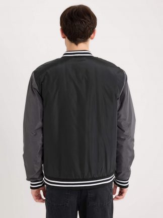 کاپشن مردانه مشکی دفکتو