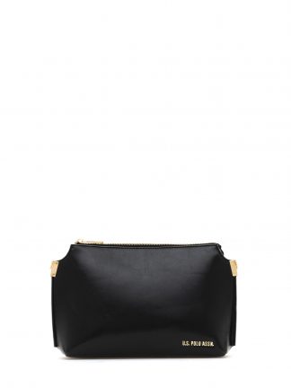 کیف دوشی زنانه مشکی یو اس پولو