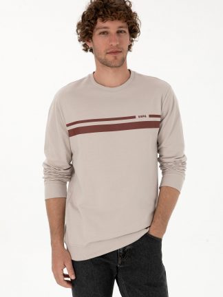 سویشرت مردانه طوسی یو اس پولو