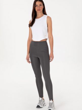 لگینگ زنانه خاکستری تیره یو اس پولو