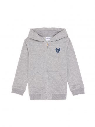 هودی دخترانه خاکستری روشن یو اس پولو