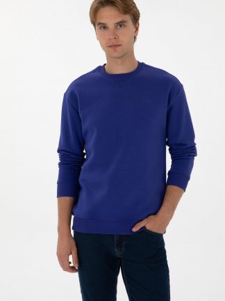 سویشرت مردانه ارغوانی یو اس پولو