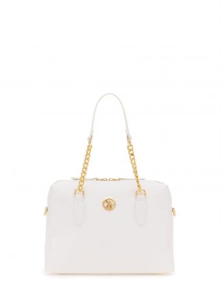 کیف دوشی زنانه سفید یو اس پولو