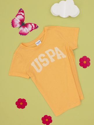 تی شرت دخترانه خربزه ای یو اس پولو