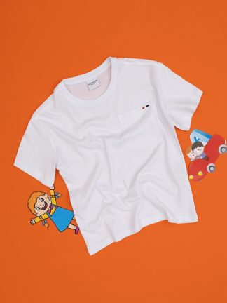 تی شرت پسرانه سفید یو اس پولو