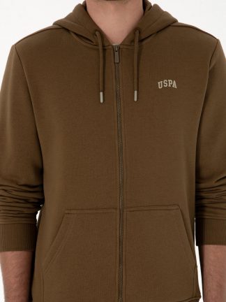 هودی مردانه خاکی روشن یو اس پولو