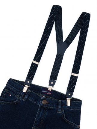 ساسپندر پسرانه سرمه ای یو اس پولو