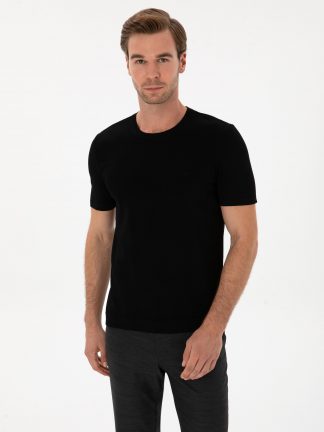 تی شرت مردانه مشکی کاشارل