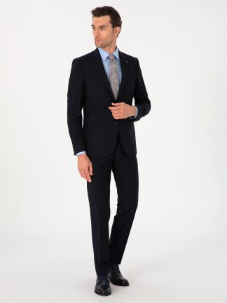 کت و شلوار مردانه سرمه ای کاشارل