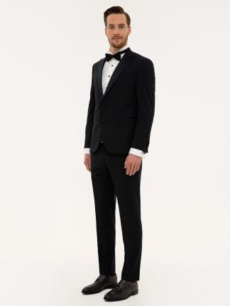 کت و شلوار مردانه سرمه ای پیرکاردین