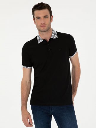 پولوشرت مردانه مشکی کاشارل