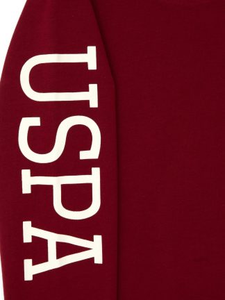 سویشرت پسرانه زرشکی یو اس پولو