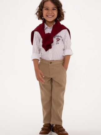 پیراهن پسرانه قرمز یو اس پولو