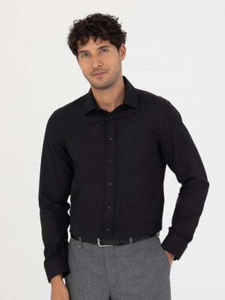 پیراهن رسمی مردانه مشکی پیرکاردین