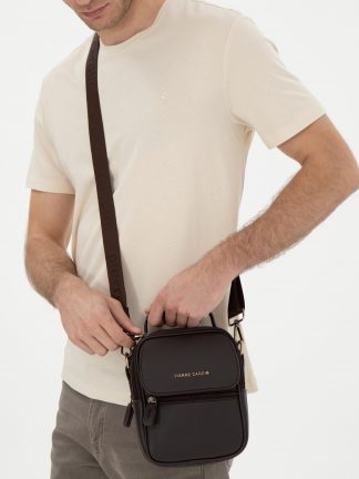 کیف مردانه قهوه ای پیرکاردین