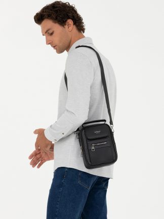 کیف مردانه مشکی کاشارل