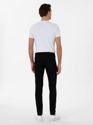 شلوار جین اسلیم فیت مردانه مشکی کاشارل