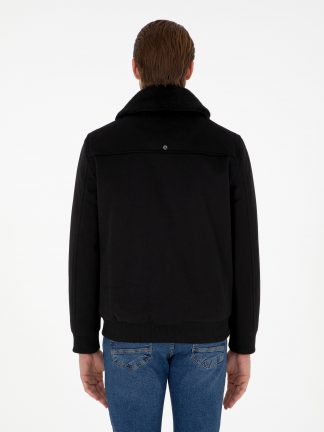 کاپشن مردانه مشکی پیرکاردین