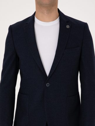 کت و شلوار مردانه سرمه ای پیرکاردین