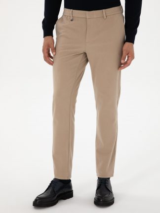 شلوار پارچه ای مردانه بژ پیرکاردین