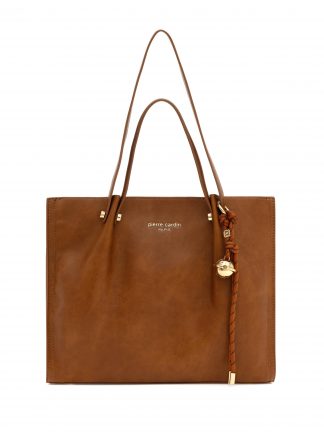 کیف دوشی زنانه قهوه ای پیرکاردین