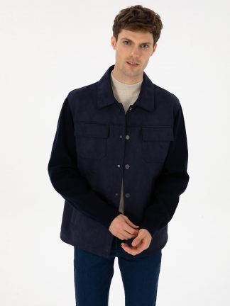 کاپشن مردانه سرمه ای کاشارل