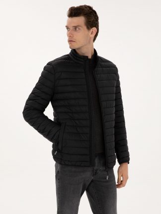 کاپشن مردانه مشکی پیرکاردین