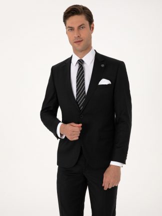 کت و شلوار مردانه مشکی پیرکاردین