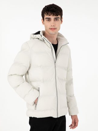 کاپشن مردانه خاکستری روشن پیرکاردین