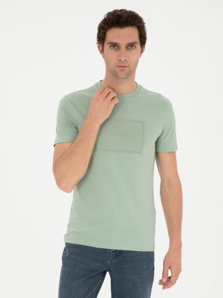 تی شرت مردانه خاکی روشن کاشارل