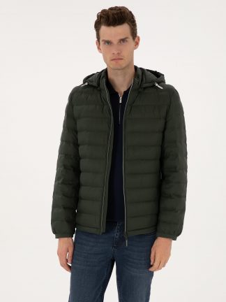 کاپشن مردانه خاکی تیره پیرکاردین