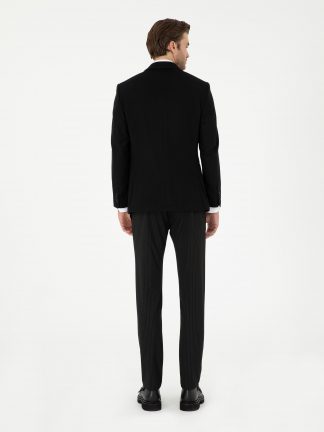 شلوار کتان مردانه مشکی پیرکاردین