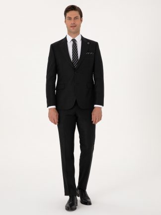 کت و شلوار مردانه خاکستری تیره پیرکاردین