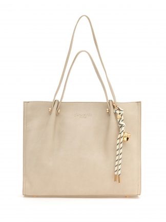 کیف دوشی زنانه بژ پیرکاردین