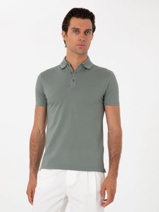 پولوشرت مردانه سبز کاشارل