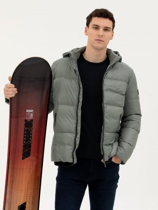 کاپشن مردانه خاکستری پیرکاردین