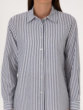 شومیز زنانه سرمه ای پیرکاردین