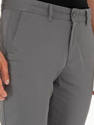 شلوار کتان مردانه خاکستری پیرکاردین