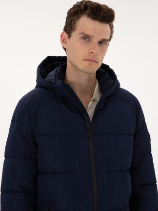 کاپشن مردانه سرمه ای پیرکاردین