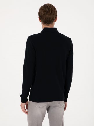 سویشرت مردانه مشکی پیرکاردین