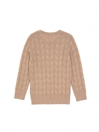 پلیور پسرانه کرم ملانژ یو اس پولو