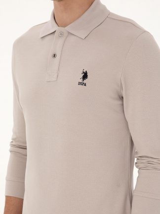 پولوشرت مردانه طوسی یو اس پولو