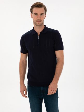 پولوشرت مردانه سرمه ای کاشارل