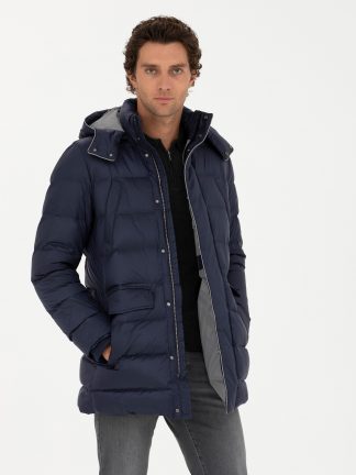 کاپشن مردانه سرمه ای کاشارل