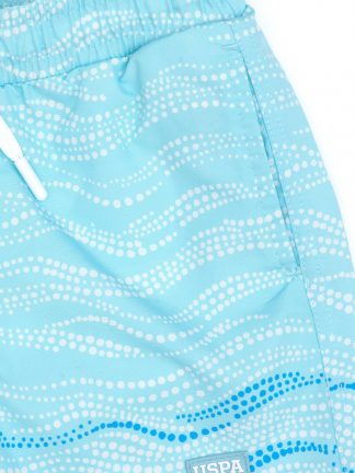 لباس شنا پسرانه آبی فیروزه ای یو اس پولو