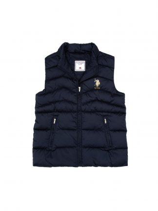 جلیقه دخترانه سرمه ای یو اس پولو